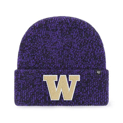Photo of 47 Brand Marled Purple Washington Huskies Brain Freeze Cuff Knit Beanie.