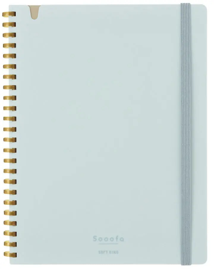 Kokuyo Sooofa 4mm A5 Grid Soft Ring Notebook