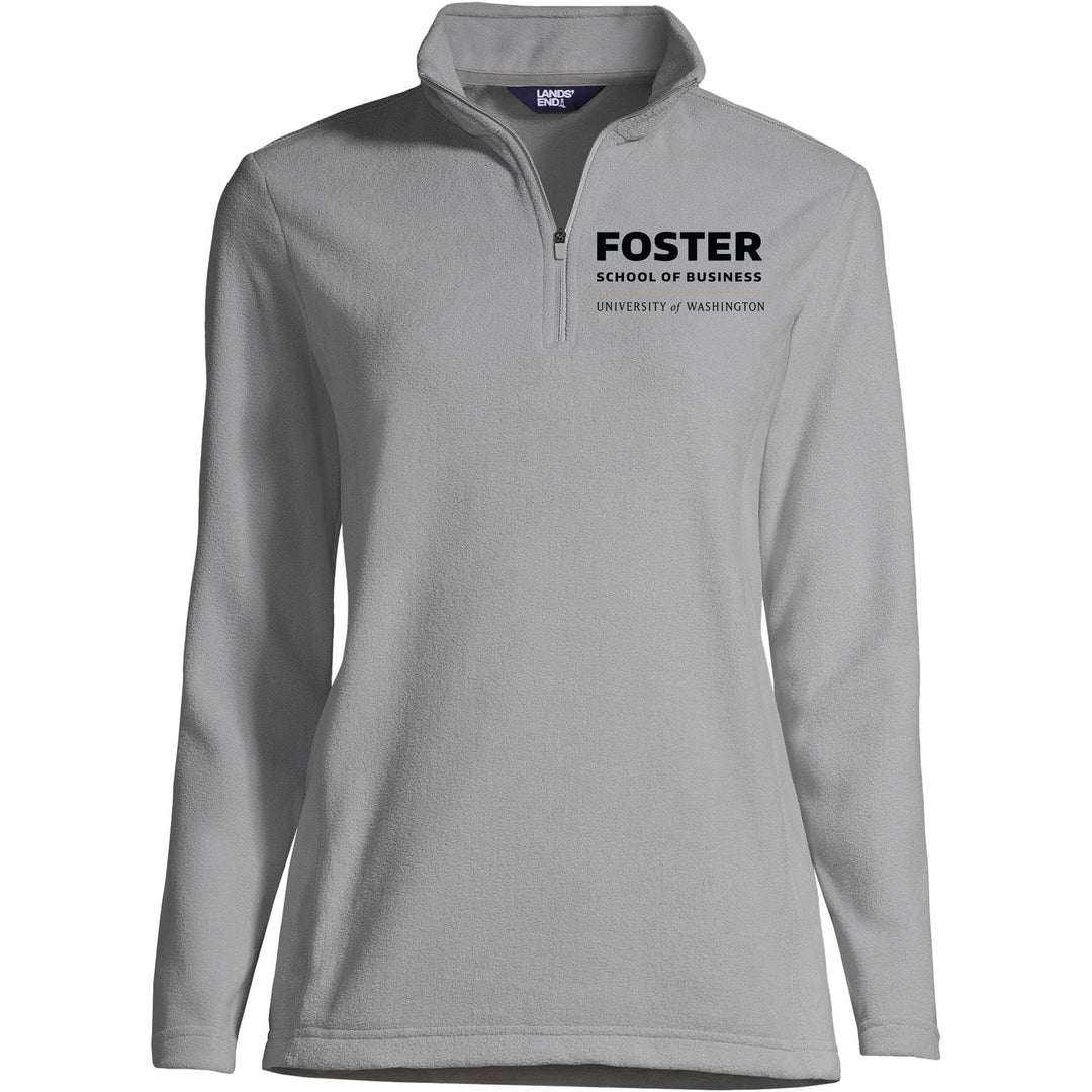 Lands' End Women's UW Foster School of Business ThermaCheck Fleece Quarter Zip