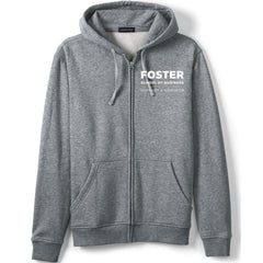 Lands' End Unisex UW Foster School of Business Full Zip Hoodie Sweatshirt Hover