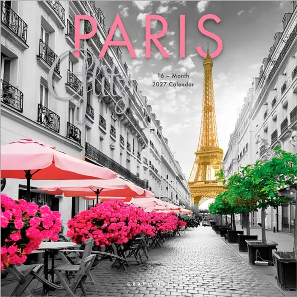 2027 Graphique De France 12" x 12" Paris Glitz Wall Calendar