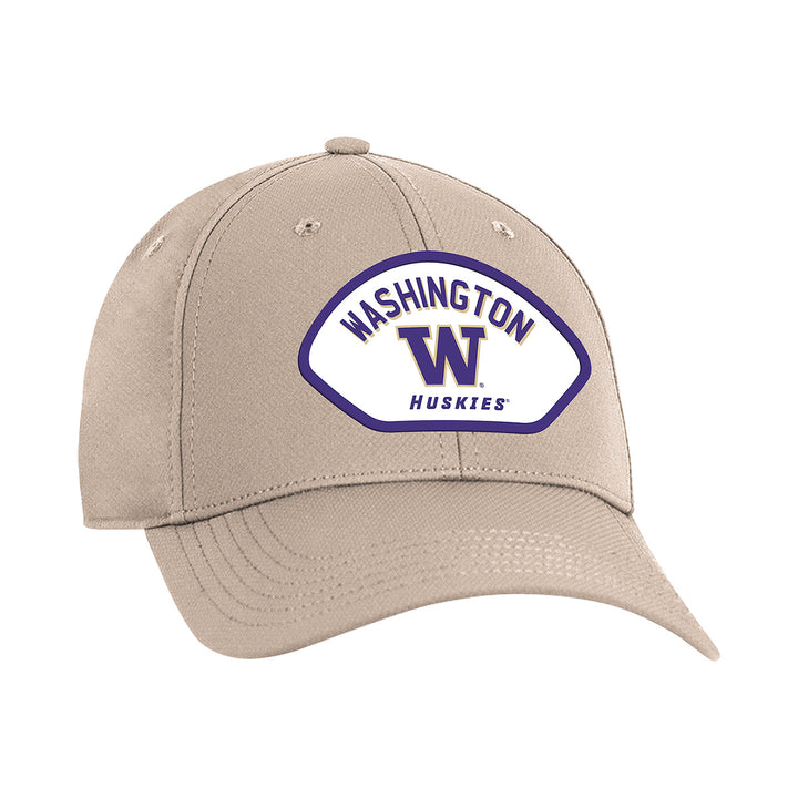 Ahead Khaki Washington Huskies Patch Stratus Adjustable Hat