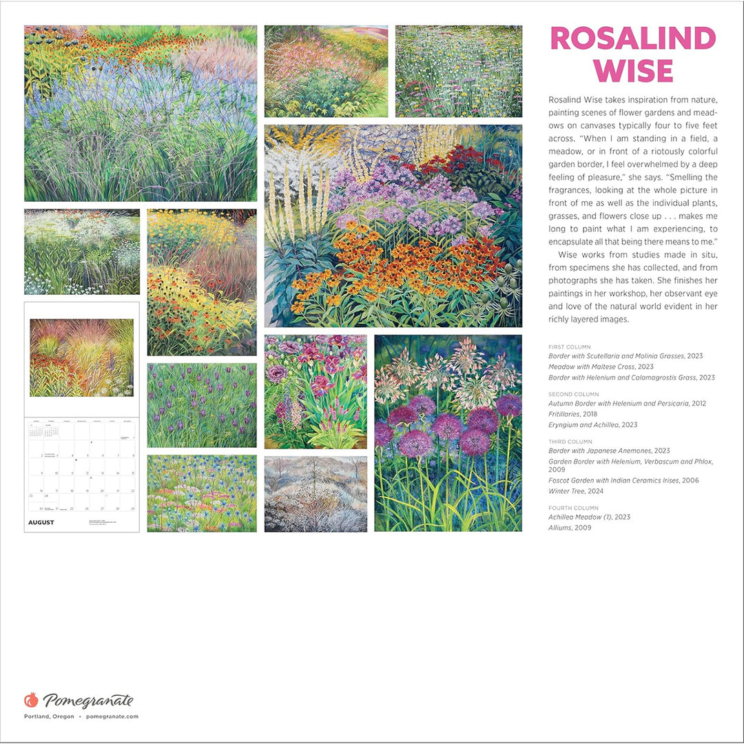 Rosalind Wise 2026 Wall Calendar