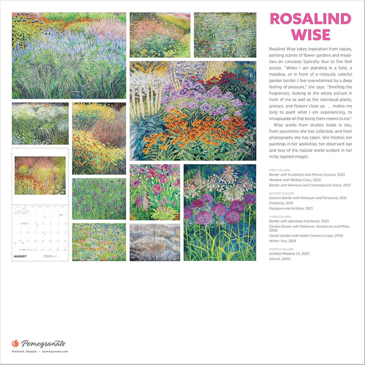 Rosalind Wise 2026 Wall Calendar
