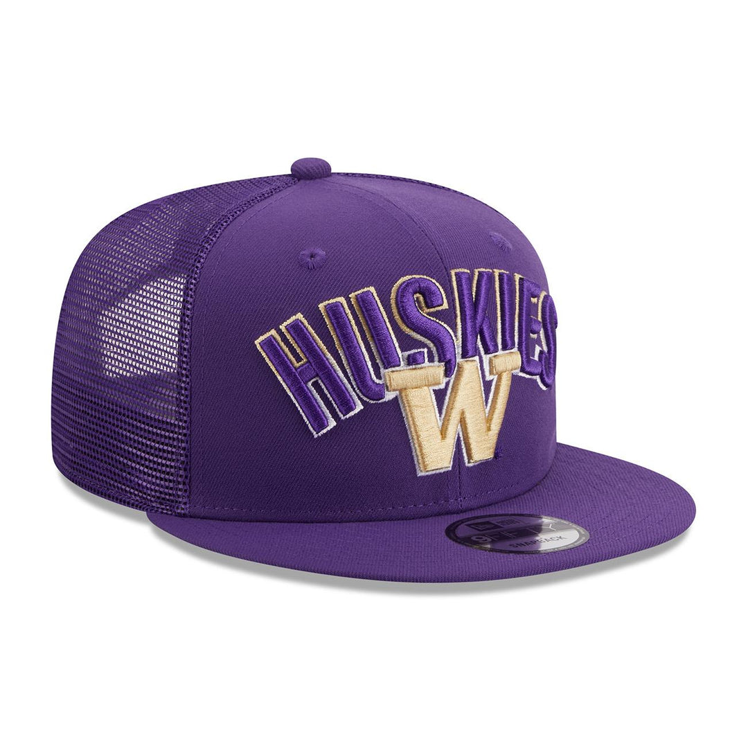 New Era Purple Huskies W Mesh Back 9Fifty 950GRADE Snapback Hat
