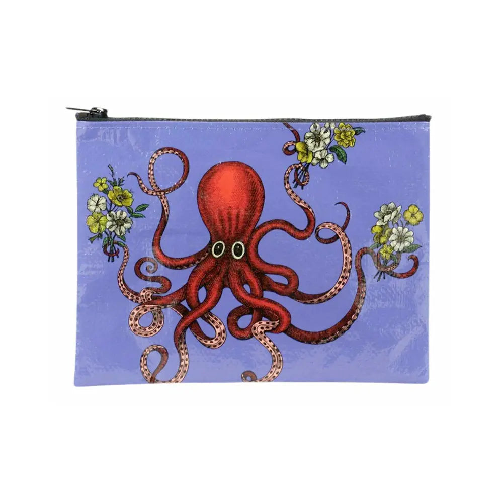 Blue Q Octopus Zipper Pouch