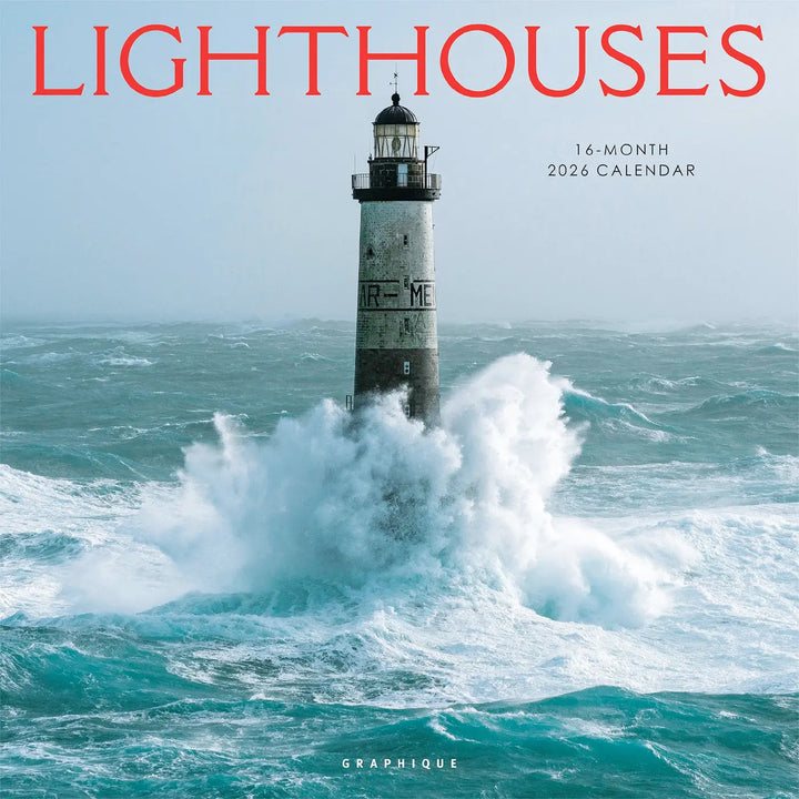 Graphique De France 12" x 12" Lighthouses Wall Calendar
