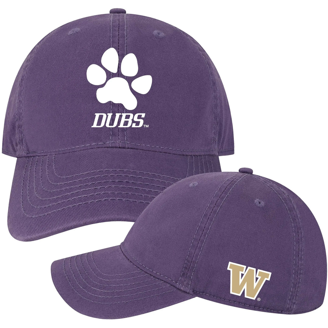 Dubs Collection Legacy Purple Unisex Dubs Paw W Logo Adjustable Hat