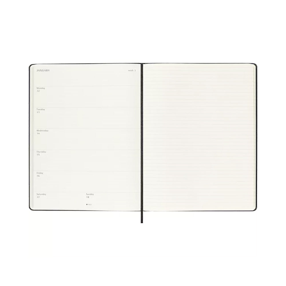 Moleskine 2026 XL Hardcover Weekly Planner