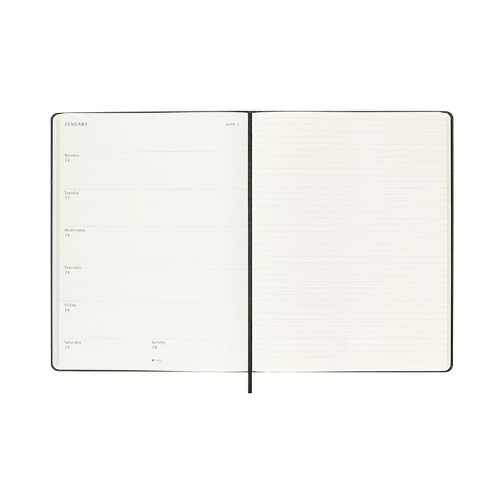Moleskine 2026 XL Hardcover Weekly Planner
