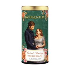 Photo of Republic of Tea Bridgerton Colin & Penelope Ginger Peach Vanilla Tea.