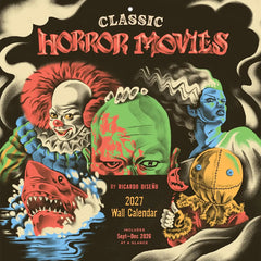 Photo of Classic Horror Movies 2027 Wall Calendar.