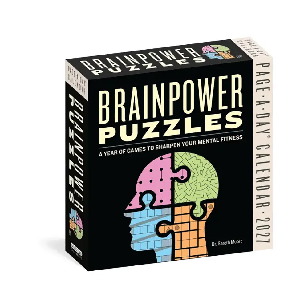 Brainpower Puzzles Page-A-Day 2027 Calendar