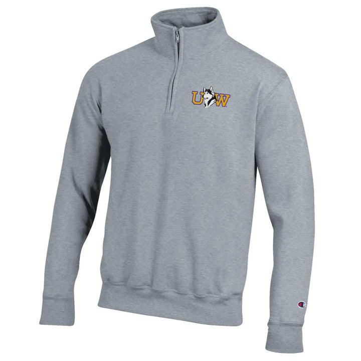 Champion Unisex UW Retro Dog Back Print Powerblend Quarter Zip