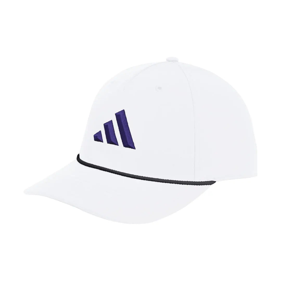 adidas White Washington Huskies 3 Bar Logo Tour Snapback Hat