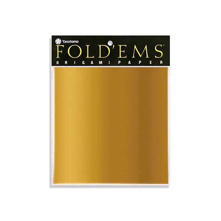 Gold Foil Origami 25-sheets