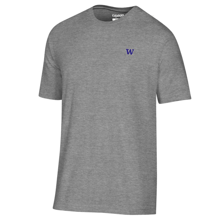 GFS Men's Washington Huskies Embroidered W Big Cotton Soft Tee