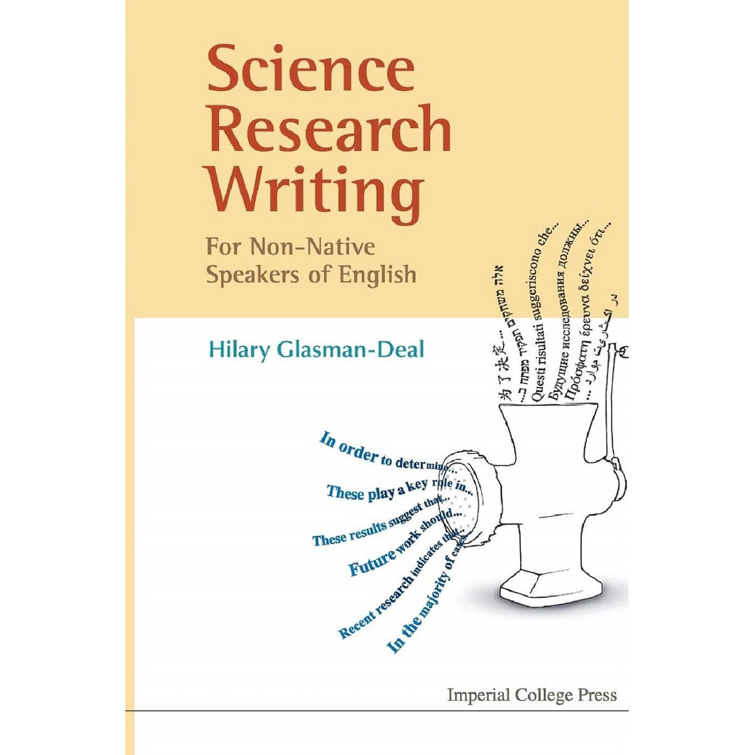 Science Research Writing For Nonnative Speakers Of English
