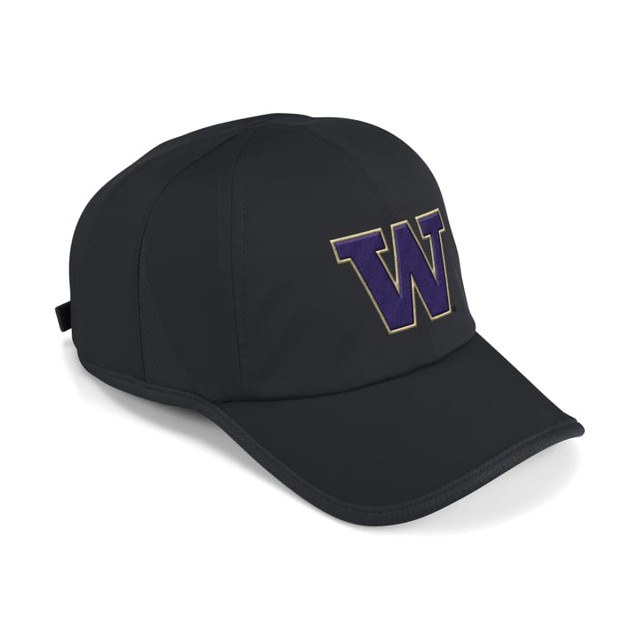 adidas Unisex Black W Logo Superlite Performance Hat