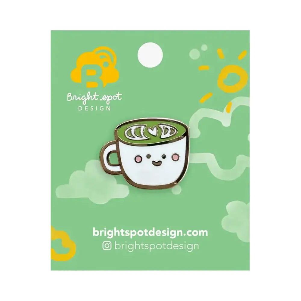 Brightspot Design Matcha Pin