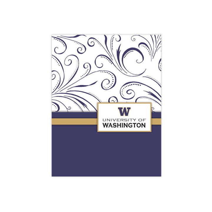 SayangNari W U of W Swirls Greeting Card