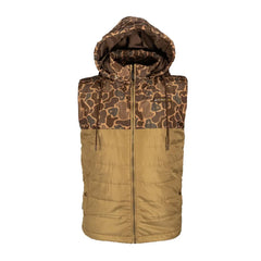 The Great PNW Camo Pioneer Puffy Vest