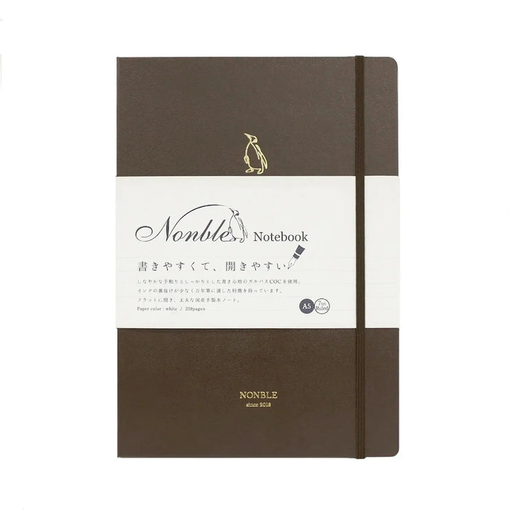 Kinokuniya Nonble A5 Hardcover Notebook 208 Pages