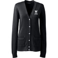 Lands' End Women's UW Bothell Interdisciplinary Arts & Sciences Cotton Modal Long Sleeve V-neck Cardigan Sweater thumbnail