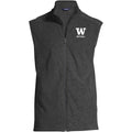 Lands' End Men's UW Bothell Thermacheck Fleece Vest Charcoal thumbnail