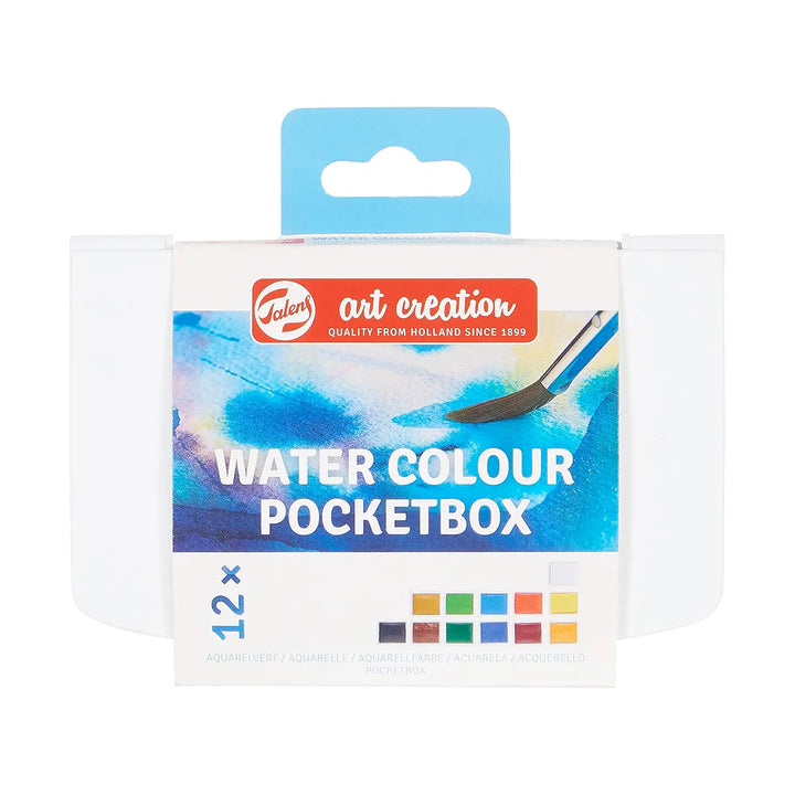 Talens Art Creations 12 Pan Pocket Watercolor Set
