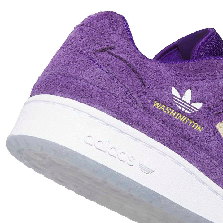 adidas Men's Purple Gold Forum Low Shoe