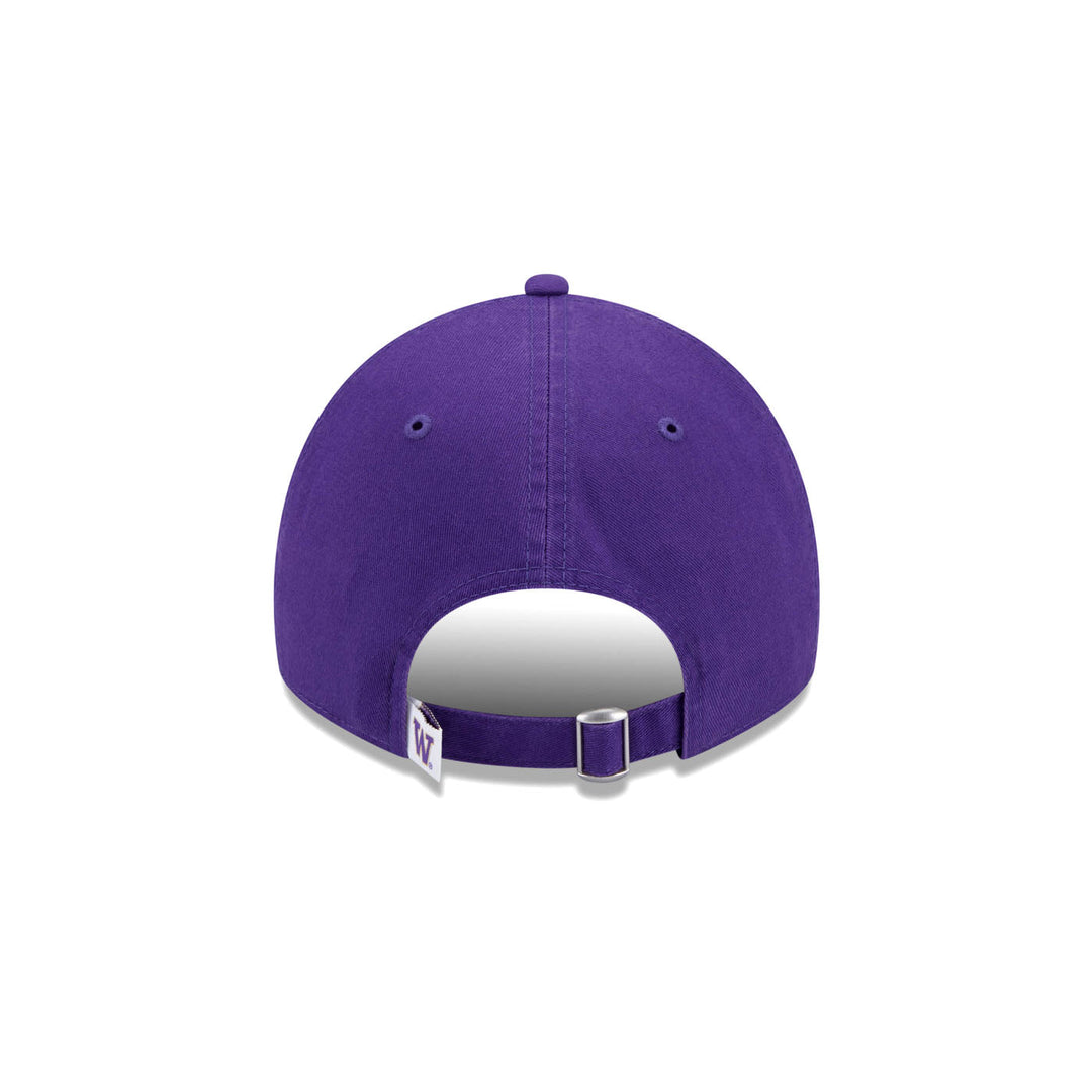 New Era Purple W Logo 9Twenty Unstructured Adjustable Hat