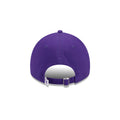 New Era Purple W Logo 9Twenty Unstructured Adjustable Hat Back thumbnail