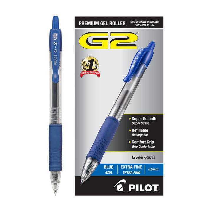 Pilot G2-5 Ultra Fine Point .5mm Retractable Gel Pen