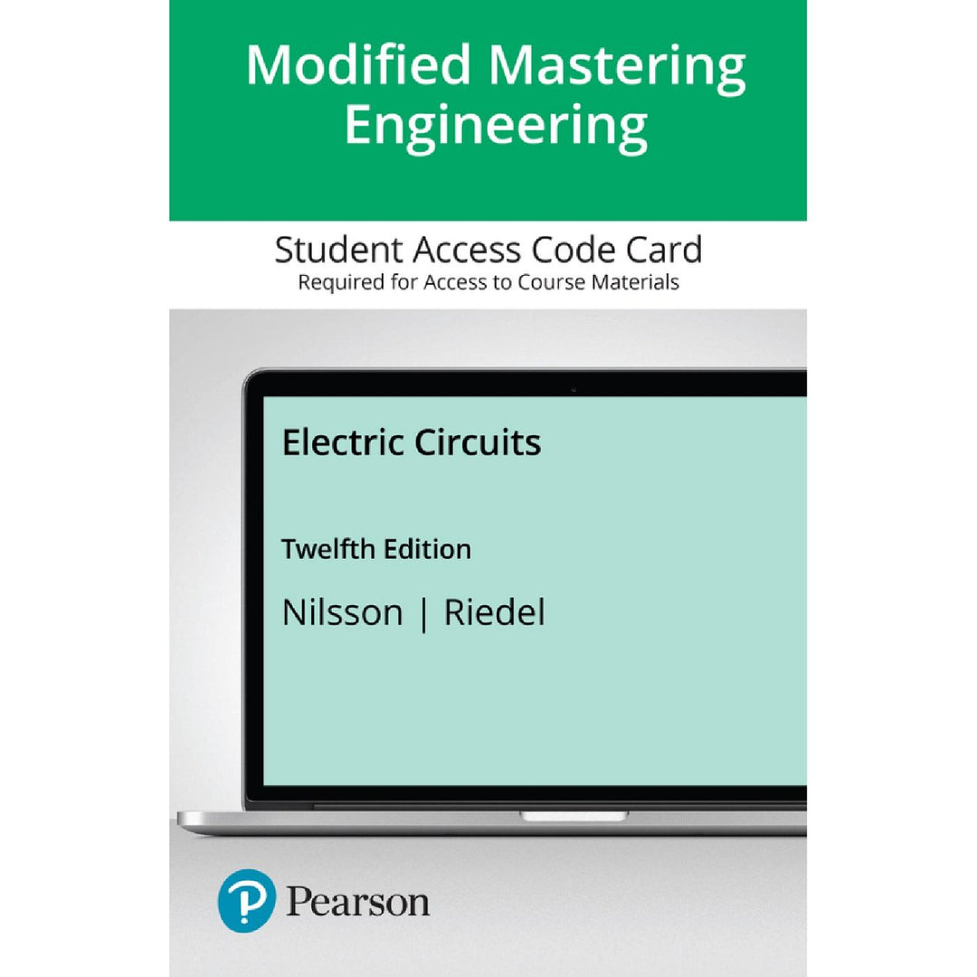 Modified Mastering Engineering & eBook for Electric Circuits (12E 23)