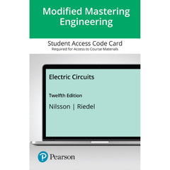 Modified Mastering Engineering & eBook for Electric Circuits (12E 23)