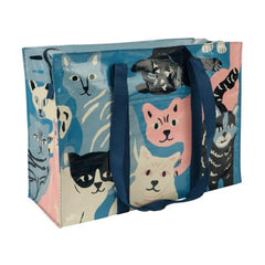Blue Q Happy Cats Shoulder Tote