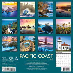 2027 Pacific Coast Wall Calendar Hover