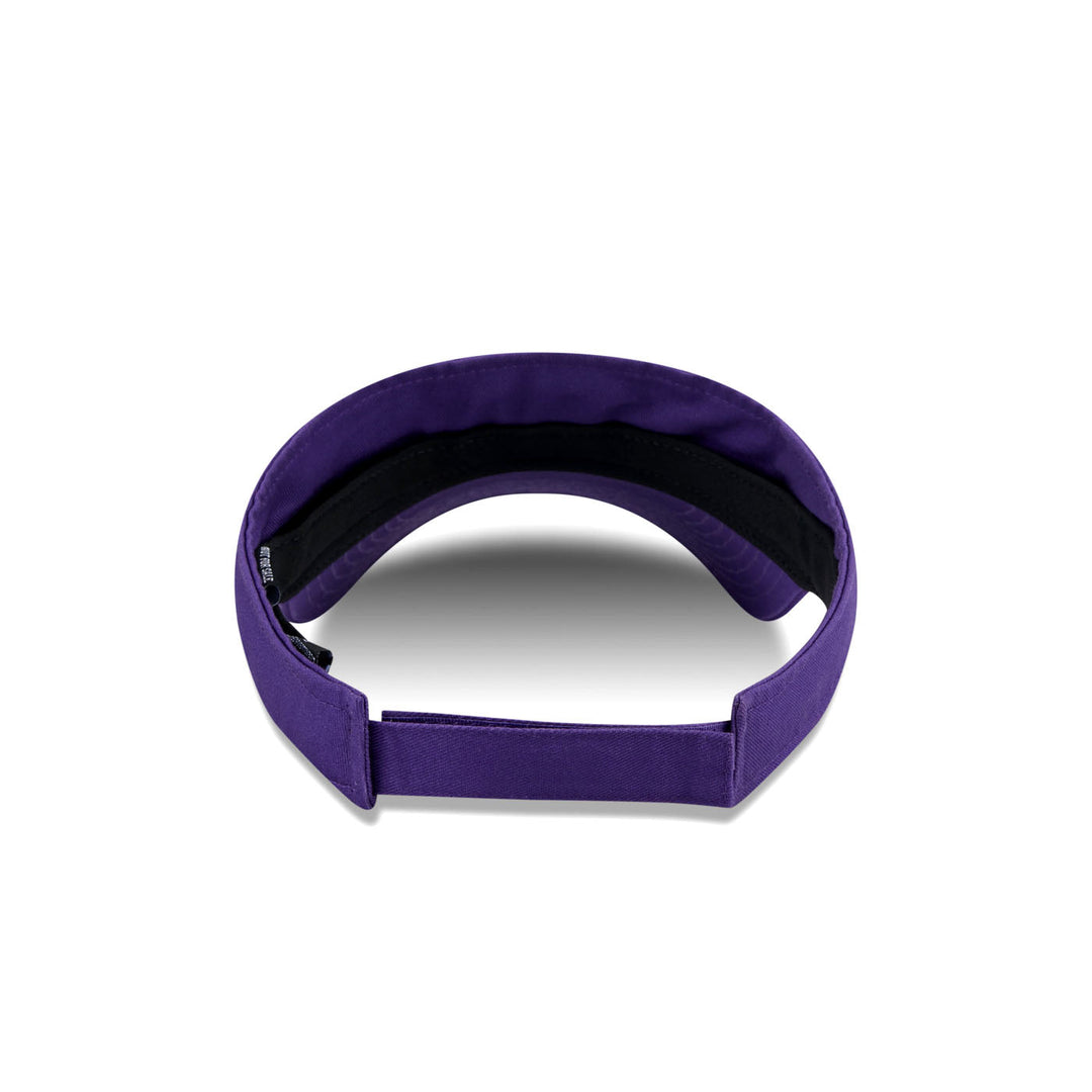 New Era Purple W Logo EG Visor