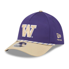 Photo of New Era Purple Gold Washington Huskies 39Thirty A-Frame Rope Featherweight Stretch Fit Hat.