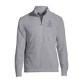 Lands' End Men's UW Information School Thermacheck Fleece Quarter Zip Gray thumbnail