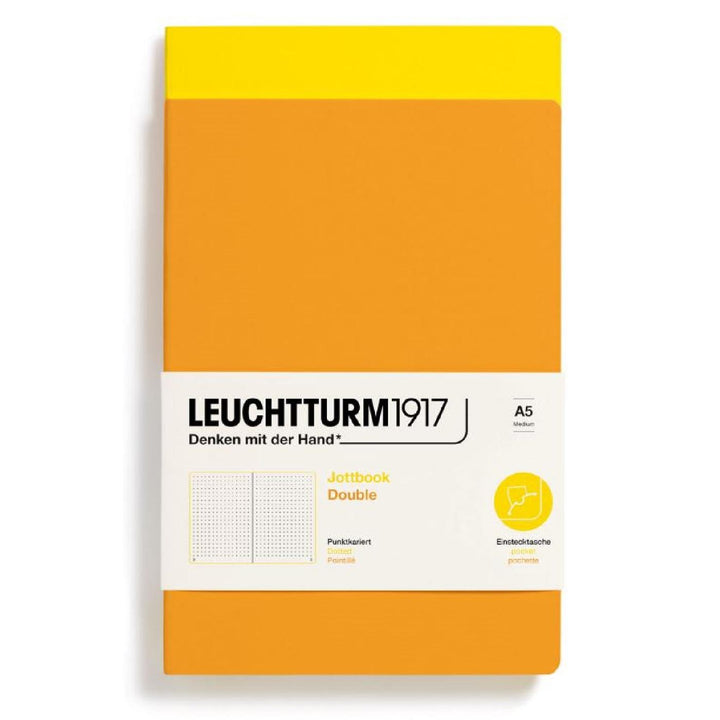 Leuchtturm 1917 Jottbook Double Pack A5 Flexcover Notebook 59ct