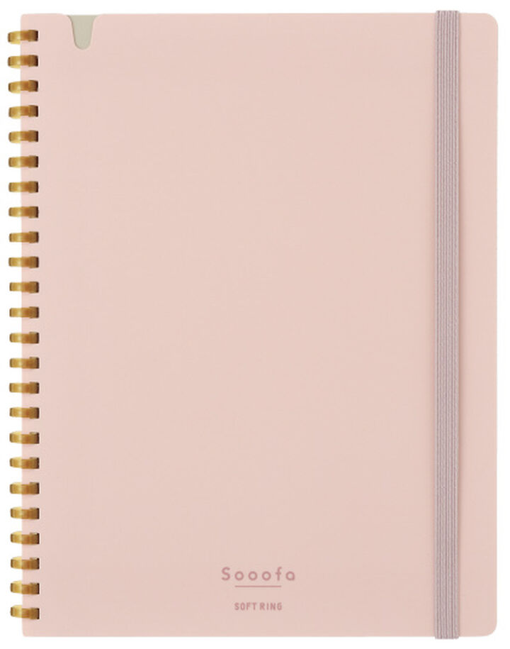Kokuyo Sooofa 4mm A5 Grid Soft Ring Notebook