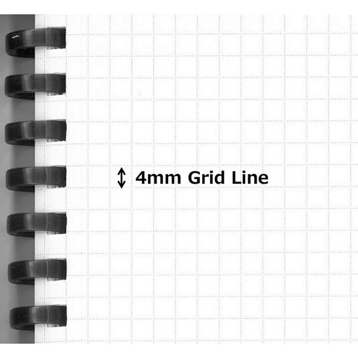 Kokuyo Sooofa 4mm A5 Grid Soft Ring Notebook