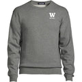 Lands' End Unisex UW Bothell Crewneck Sweatshirt Gray thumbnail