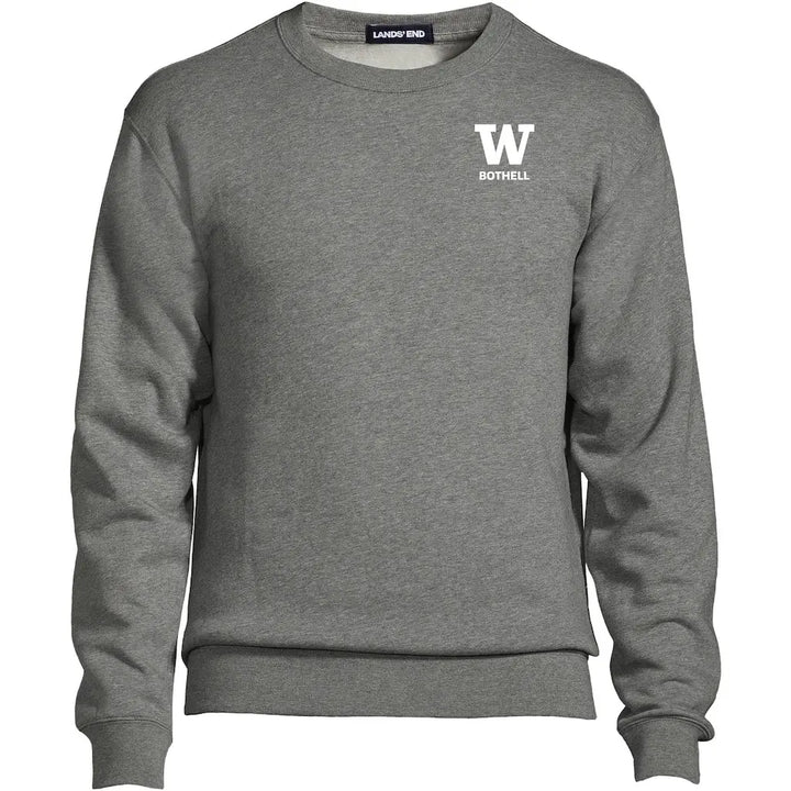Lands' End Unisex UW Bothell Crewneck Sweatshirt