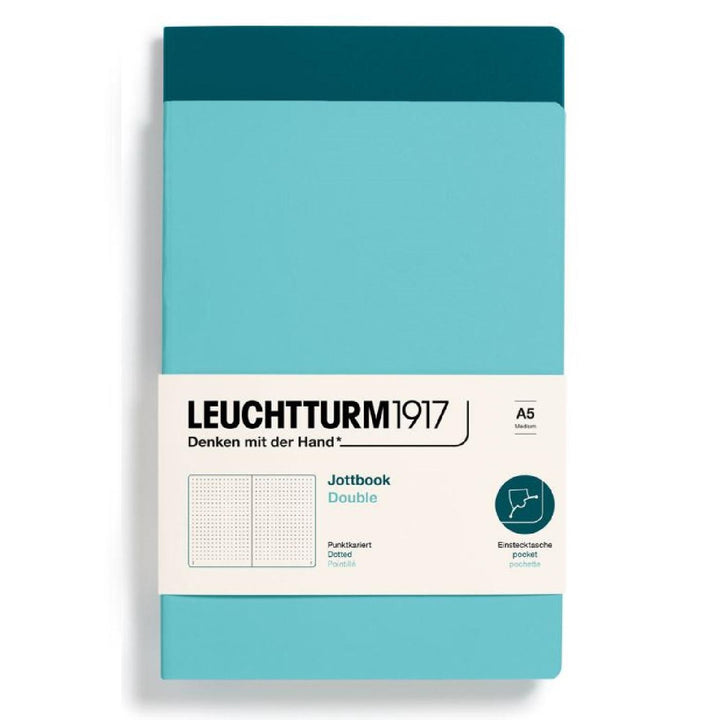 Leuchtturm 1917 Jottbook Double Pack A5 Flexcover Notebook 59ct