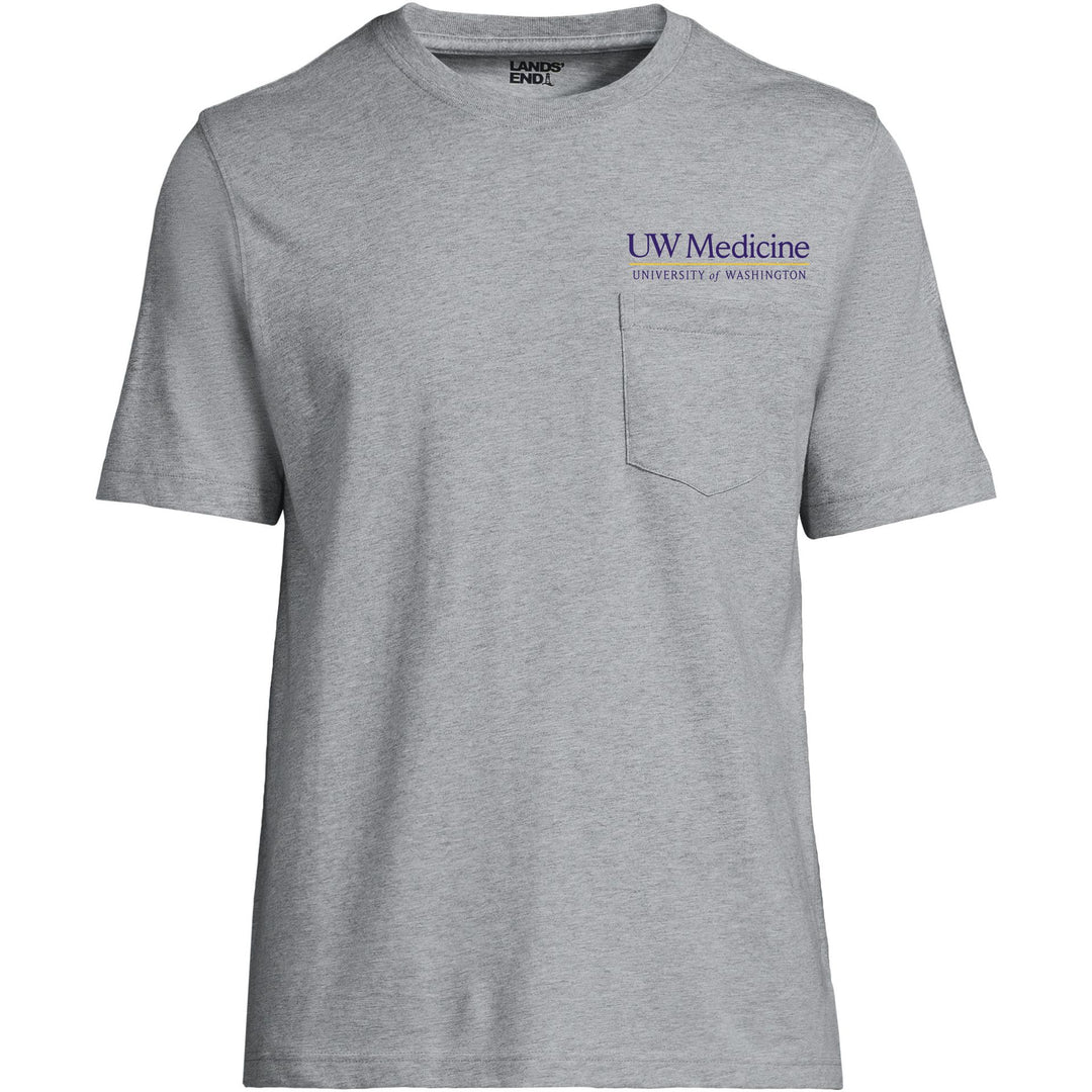 Lands' End Unisex UW Medicine Short Sleeve Pocket T-Shirt