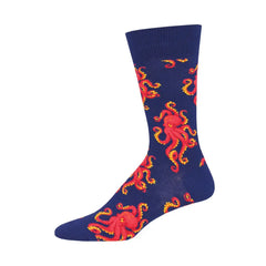 Photo of Socksmith Navy Socktopus Men's Socks.