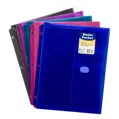 Photo of C-Line Assorted Colors Heavyweight Poly Binder Pockets.